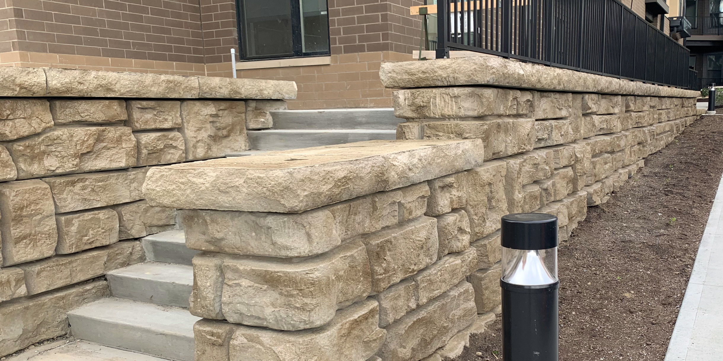 Natural Stone Appearance with Redi-Rock Blocks - Redi-Rock Structures